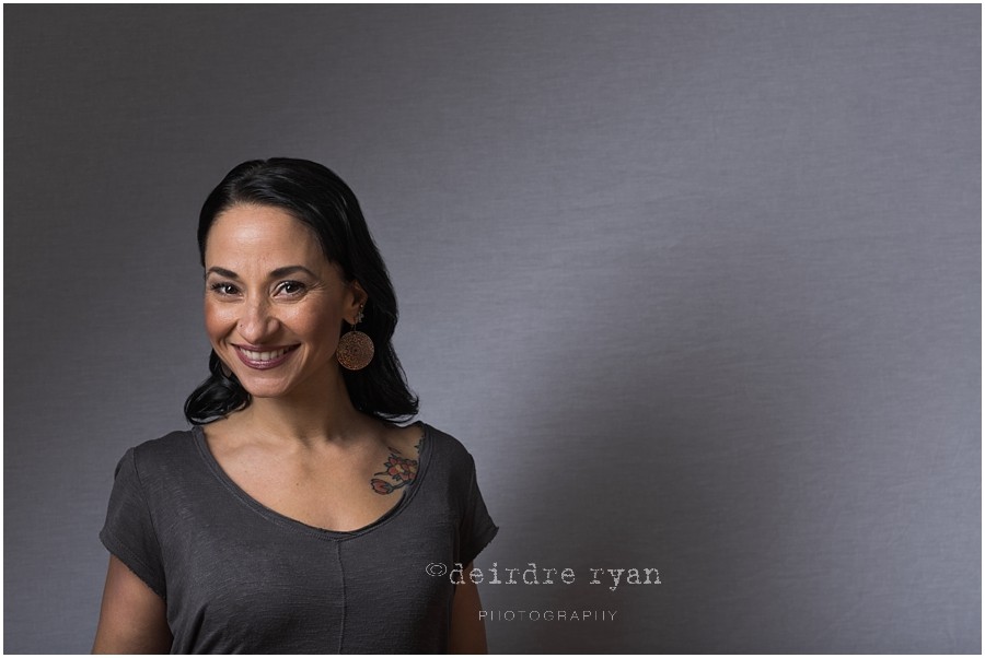 studio portrait of Roseanne by Deirdre Ryan Photography