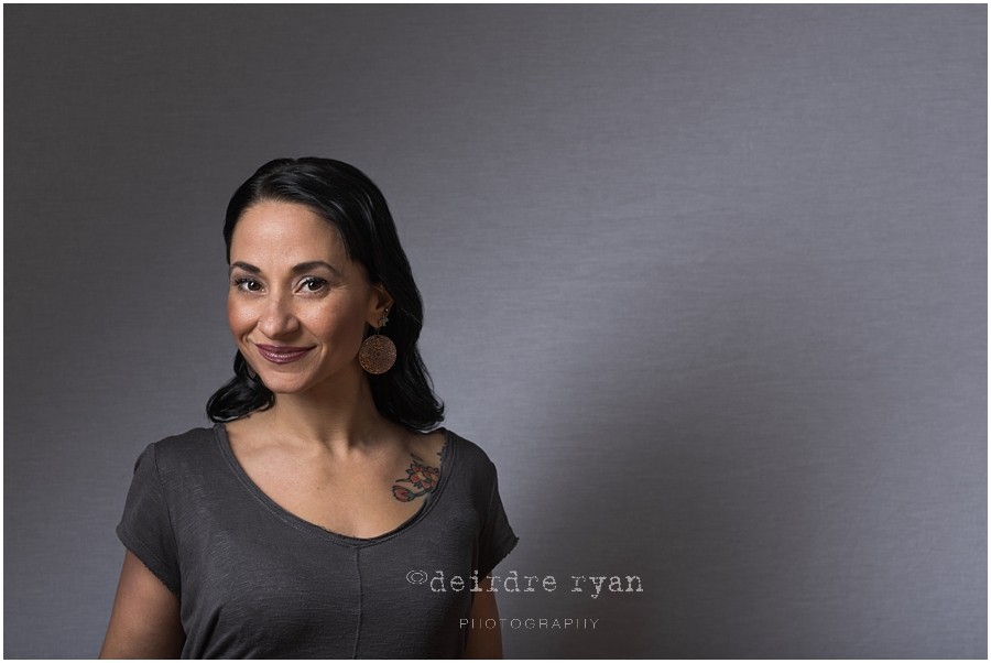 studio portrait of Roseanne by Deirdre Ryan Photography