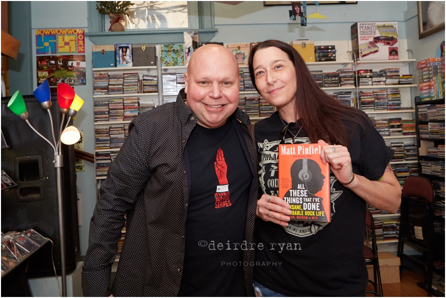 Randy's Man Cave,Matt Pinfield,Book Signing,Bordentown,NJ,Photo by Deirdre Ryan Photography www.deirdreryanphotography.com,Improbable Rock Life,Vee Jay on MTV,Morning Radio Host for San Francisco's KFOG-FM Radio,All These Things That I've Done My Insane Improbable Rock Life,