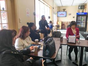 Professional Branding Presentation at the Hotdog Stop in Windsor, NJ for Moms In Business Networking Group.