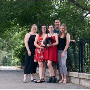 family, mother, father, dog, sisters, daughters, family photography session, outdoor photo session, Hilltop Park, Bordentown, NJ, Photo by Deirdre Ryan Photography, www.deirdreryanphotography.com