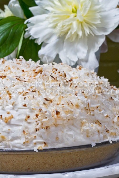 Coconut Cream Pie created by Under The Moon Cafe in Bordentown, NJ Photographed by Deirdre Ryan Photography